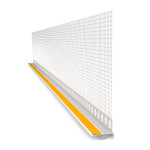 Anputzleiste FLEXO mit Dichtungsprofil und Schutzlippe