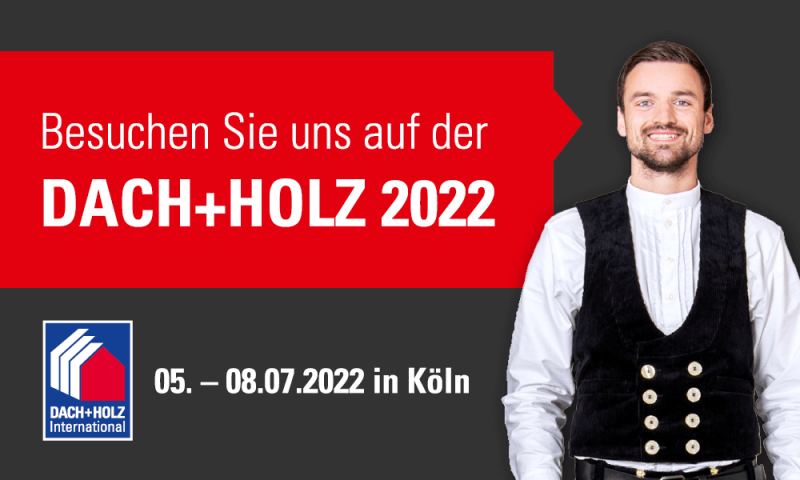 Gratis Messe-Ticket DACH+HOLZ 2022 