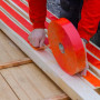PE-Nageldichtband zum Abdichten von Tackerstellen