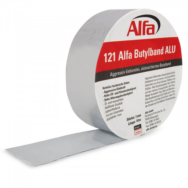 121 Alfa Butylband ALU (alukaschiert)