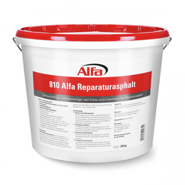 810 Alfa Reparaturasphalt (Kaltasphalt)