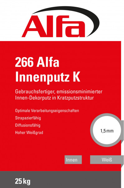 266 Alfa Innenputz (Kratzputz/Reibeputz)