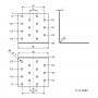 Feuerverzinkter, gleichschenkliger Lochplattenwinkel