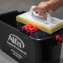 Profi-Waschboy mit 2 Bodenlaufrollen und 2 Noppenwaschrollen mit Metallachse
