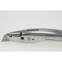 Originales Delphin® Universalmesser ALU mit schwarzem Köcher zum Schneiden von Teppichböden, Dämmstoffen, Bitumenbahnenm, PVC-Belägen etc. 