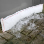 Schlauch mit Granulatfüllung zum schnellen Aufnehmen und Speichern von Wasser