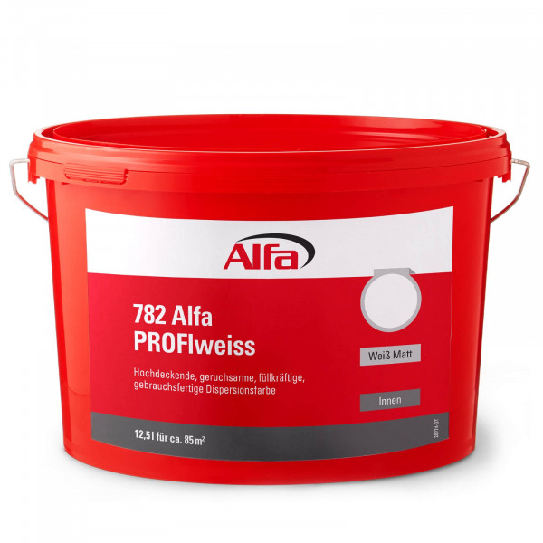 782 Alfa PROFIweiss (Dispersionswandfarbe innen)